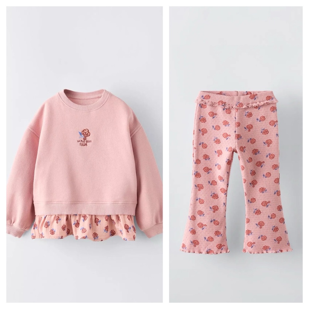 Zara Floral Matching Set